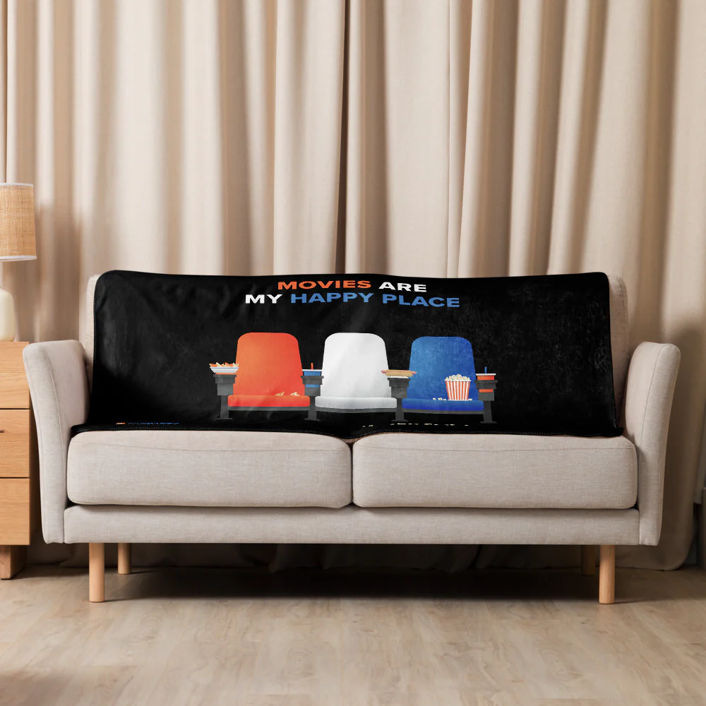 Fandango Movies Are My Happy Place Blanket - Image 3