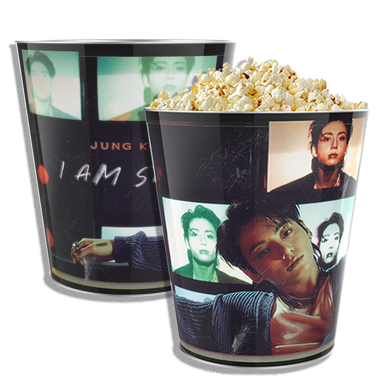 Jung Kook Popcorn Bucket  & Tumbler - Image 3