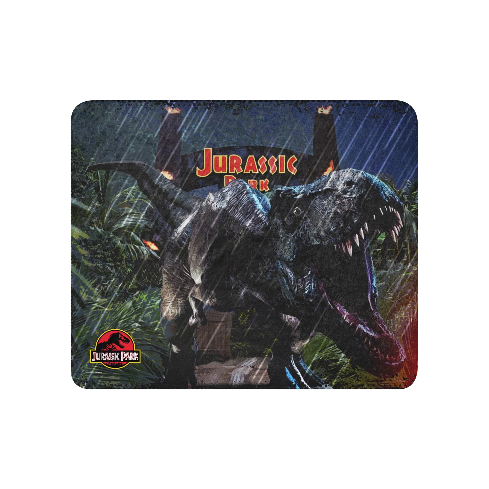 Jurassic Park Jungle Sherpa Blanket - Image 4