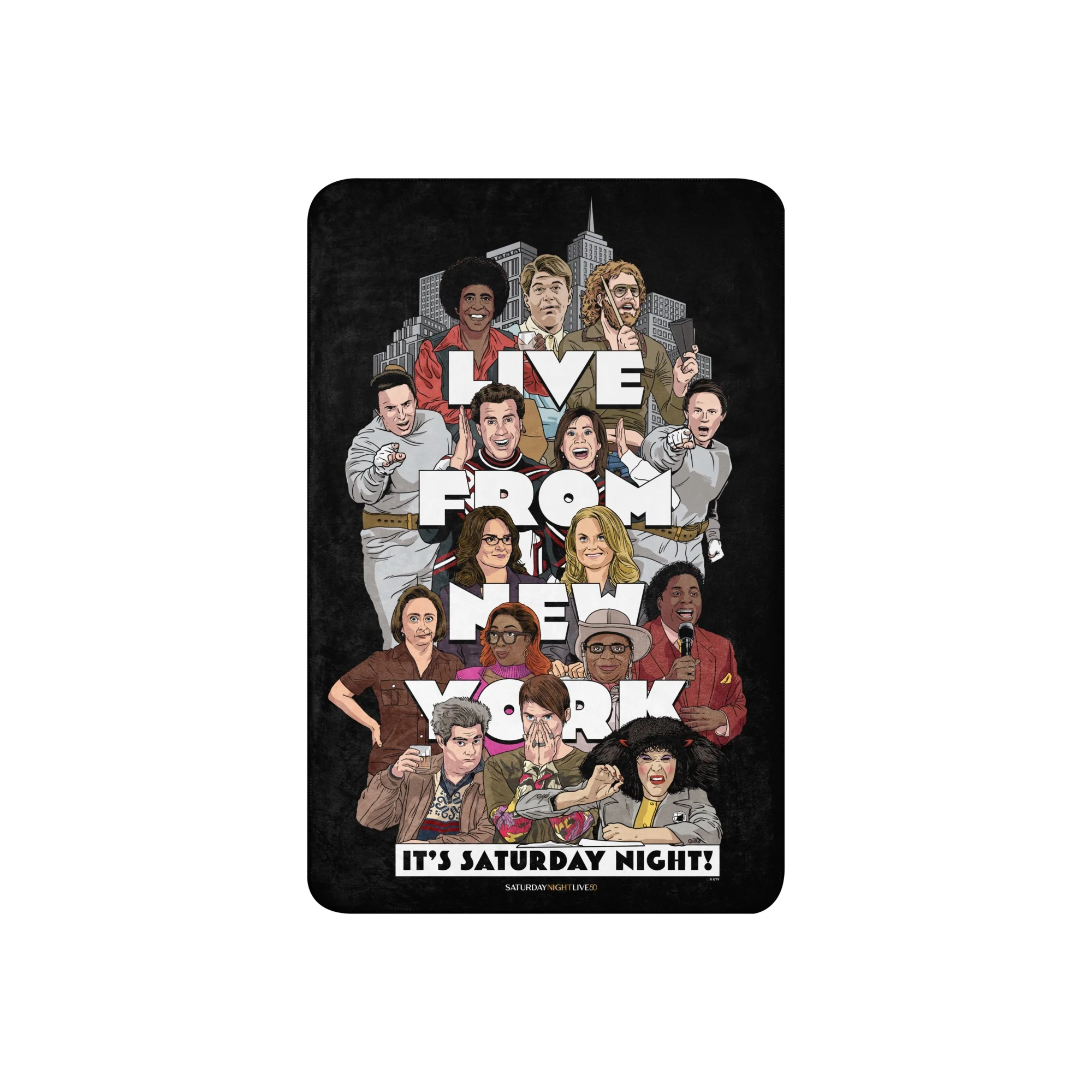 Saturday Night Live - Live From New York Sherpa Blanket - Image 3