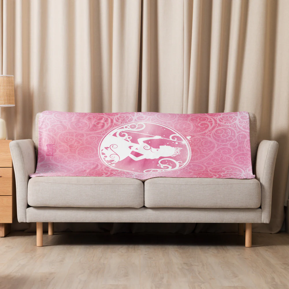 Wicked Glinda Bubble Sherpa Blanket - Image 3